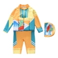 thumbnail image 1 of ibiyuan Boys Long Sleeve Swimsuits Kids Buoyancy Swimsuit Boys' And Girls' Swimsuit Swimsuit Surfing Buoyancy Swimsuit (4 8 Years),7-8 Years, 1 of 2