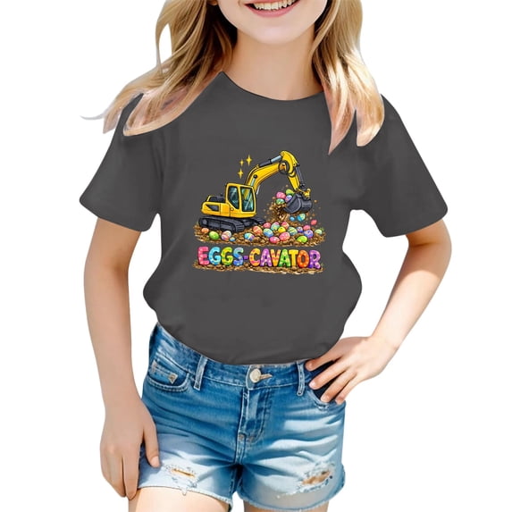 ibiyuan Boys easter shirt Girls Easter gifts for Kids Boys Tshirt Size 10-12 Crew Neck Short Sleeve Tshirts Cute Rabbit Graphic Tees Party Gift Summer Tee Tops