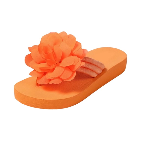 ibiyuan Brown Flip Flops Women Thong Sandals Non- Woven Sole Memory Foam Slippers for Women Fashion Summer Shoes for Women