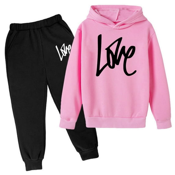 ibiyuan Clothing Set Boys Tracksuit Set Hooded Long Sleeve Sweatpant Jogger Set Regular Fit Hoodie Sets 2 Pieces Sweat Suits for Boys