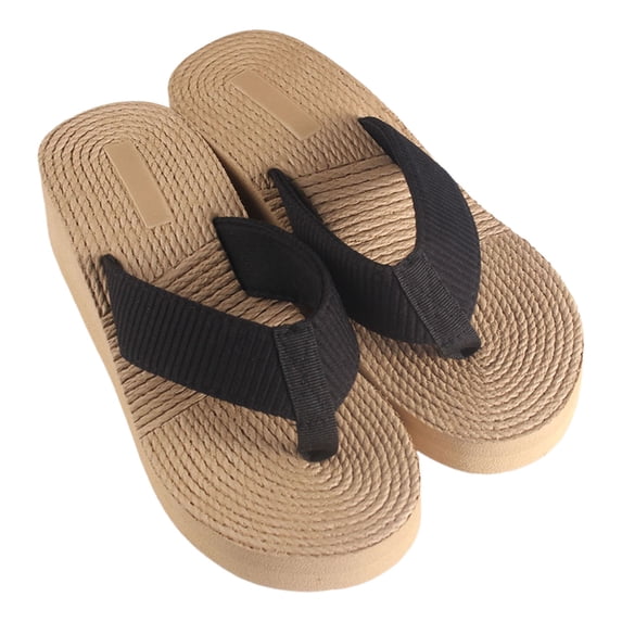 ibiyuan Comfortable Flip Flops for Women Thong Sandals for Women Non- Rubber Sole Women House Slippers Breathable Wide Toe Box Shoes Women
