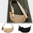 thumbnail image 1 of ibiyuan Crossbody Bags For Women Travel Adjustable Strap Woven Straw Crossbody Bag for Women, Summer Beach Lightweight Shoulder Hand Purse, 1 of 8