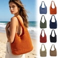 thumbnail image 1 of ibiyuan Crossbody Purses For Women Solid Color Handwoven Large Capacity Beach Shoulder Tote Bag Lightweight Daily Carryall Birthday Gift For Women, 1 of 5