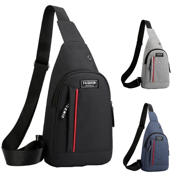ibiyuan Crossbody Sling Backpack Sling Bag Trend Sports Sling Crossbody Chest Bag for Men, Fashion Leisure Single Strap Messenger Backpack Daily Commute