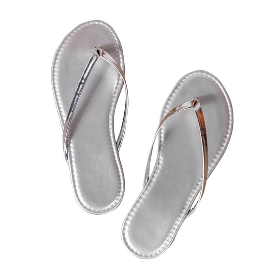 ibiyuan Cushioned Flip Flops Women Thong Sandals for Women Non- Rubber Sole Shower Slippers Casual Orthofeet Shoes for Women
