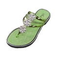 thumbnail image 1 of ibiyuan Cute Flip Flops for Women Thong Sandals Non- Woven Sole Bedroom Slippers Women Quick Dry Womens Walking Shoes, 1 of 7