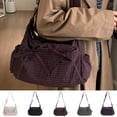 thumbnail image 1 of ibiyuan Cute Tote Bags For Women Japanese Minimalist Hollow Shoulder Tote Bag, Large Capacity Convertible Crossbody Handbag for Fall Winter Daily Commute Anniversary Gifts, 1 of 5