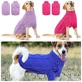 thumbnail image 1 of ibiyuan Dog Sweater For Large Dogs Thermal Knit Big Dog Sweater With Sleeve,Pet Turtleneck Doggy Sweatshirt For Extra Large Dogs Boy Girl, 1 of 9
