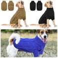 thumbnail image 1 of ibiyuan Dog Sweater For Large Dogs Thermal Knit Big Dog Sweater With Sleeve,Pet Turtleneck Doggy Sweatshirt For Extra Large Dogs Boy Girl, 1 of 9