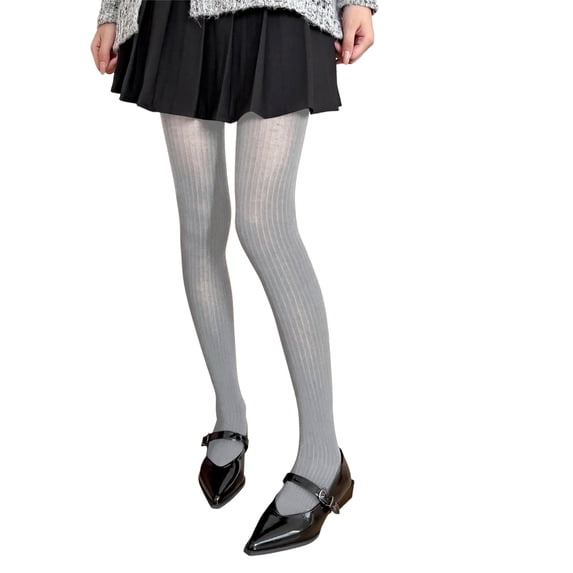 ibiyuan Lined Leggings Women Womens Opaque Lined Tights Colorful Warm Winter Thermal Tights,Light Gray