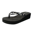 thumbnail image 1 of ibiyuan Flip Flops Women Thong Sandals for Women Dressy Non- Tpr Sole Home Slippers Women Flexible Orthofeet Shoes for Women for Beach, Pool, Dorm, Bathroom, Spa, Gym and Travel, 1 of 8