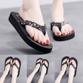 thumbnail image 1 of ibiyuan Flip Flops for Women Beach Womens Thong Sandals Non- TPR Sole Slippers for Women Indoor and Outdoor Cushioned Wide Toe Box Shoes Women, 1 of 7