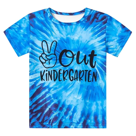 ibiyuan Funny T Shirts Boys Girls Short Sleeve Tshirts Girl Tops 5t Girls Size 6 Shirts Round Neck Cute Print Basic Tees Quality Toddler Girl Summer Clothes
