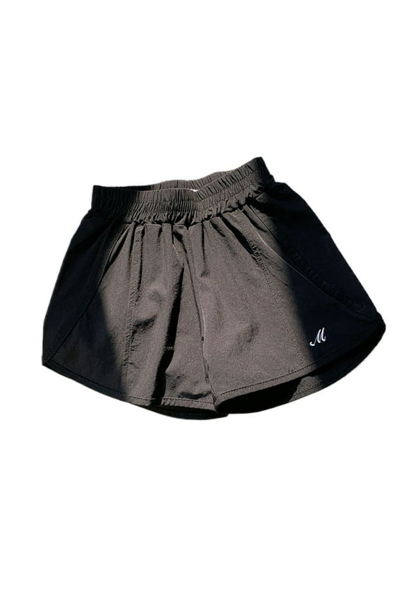 Girls Athletic Shorts Girls Summer Casual Elastic Waist Shorts Breathable Comfortable Outdoor Play Short Pants For Toddler Kids,3-4 Years