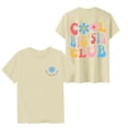 thumbnail image 1 of ibiyuan Girls T Shirts Short Sleeve Shirts Kids Shirts Crewneck Graphic Print Baby Girl Tops Basic Tee Casual Family Vacation Trip Tee,12-13 Years, 1 of 4