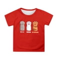 thumbnail image 1 of ibiyuan Girls T Shirts Size 12 Casual Short Sleeve Toddler Girl Tops 5t Kids Shirts Girls 10-12 Crew Neck Graphic Print Tees Y2k Family Vacation Trip Tee,8-9 Years, 1 of 4