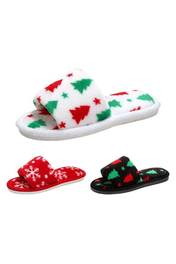 Halloween Slippers for Women Indoor Soft Plush Spooky Skeleton Goth Cute Spooky Shoes with Memory Foam Non-Slip Flat Slides Warm Lining Indoor Outdoor House Shoes Halloweens Gifts for Women