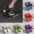 thumbnail image 1 of ibiyuan Home Slippers Women Womens Flat Sandals Non- Cushioned Archies Slides Womens Open Toe Cushioned Thick Sole Beach Shoes for Summer Beach, 1 of 9