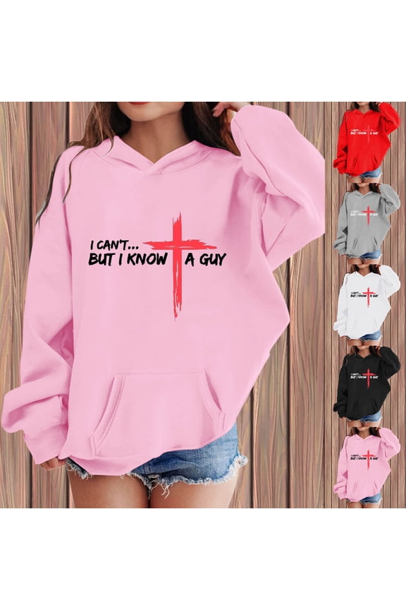 Hoodies Girls Cute Long Sleeve Girls Hoodie Sweatshirt Soft Pullover Tops with Pocket Kawaii Cartoon Anime Workout Clothes Back to School Outfit