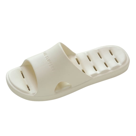 ibiyuan House Slippers for Men Womens Slides Breathable Womens Summer Shoes Non Open Toe Comfortable Walking Sandals for Women Thick Cushioned Sole