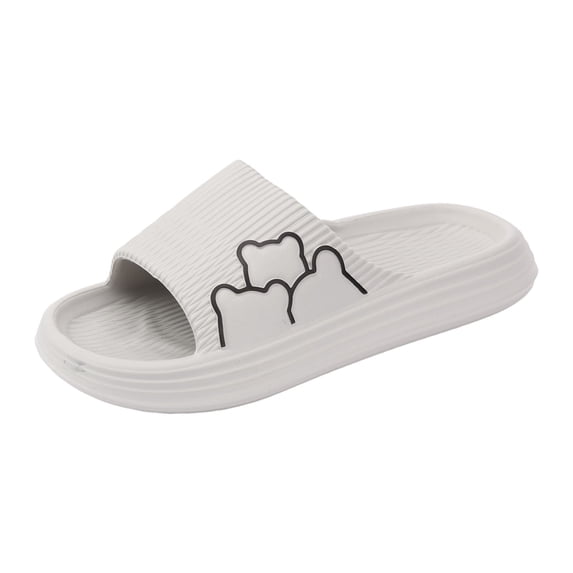 ibiyuan House Slippers for Women Slides for Men Non Open Toe Sofft Sandals for Women Lightweight Summer Shoes Women for Walking Slides Women