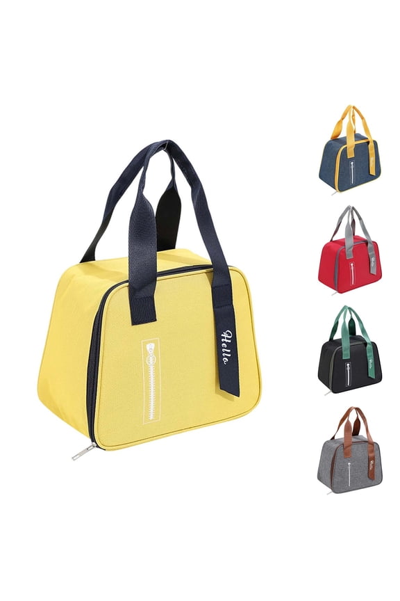 Insulated Lunch Bag Durable Reusable Leakproof Thermal Food Tote With Single Handle for Daily Work Commute, Office, School, Short Weekend Trips