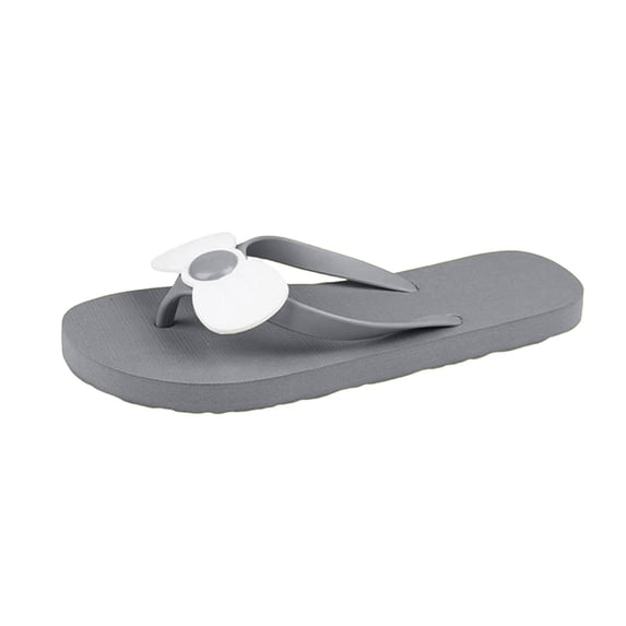 ibiyuan Jelly Flip Flops for Women Thong Sandals for Women Wide Non- Woven Sole Ladies Slippers Flexible Wide Toe Box Shoes Women for Causal Walking Work Vacation