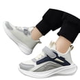 thumbnail image 1 of ibiyuan Kids Athletic Slip On Sneakers Comfortable Bungee Running Shoes Sneakers for Boys Running Shoes Lightwight Breathable Athletic Sport Sneaker, 1 of 7