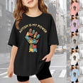 thumbnail image 1 of ibiyuan Kids Autism Shirt for Girls Boys Autism Awareness T Shirts Autism Support Love Graphic Casual Tees Tops,Purple, 1 of 9