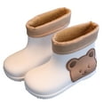thumbnail image 1 of ibiyuan Kids Rain Boots Boys Toddler Waterproof Glitter Light Up Cute Printed Water Rubber Rain Shoes Adjustable Drawstring Non- Easy-On Rain Shoes with Easy-On,5-5.5 Years, 1 of 5