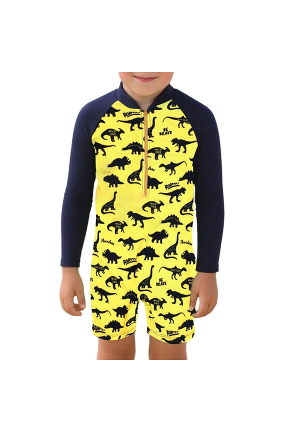 Kids Swimsuits Boys 6-7 Kids Boys Swimwear UPF 50+ Sun Swimsuit With Rash Guard For Toddler And Youth Comfortable Swim Set,5-6 Years