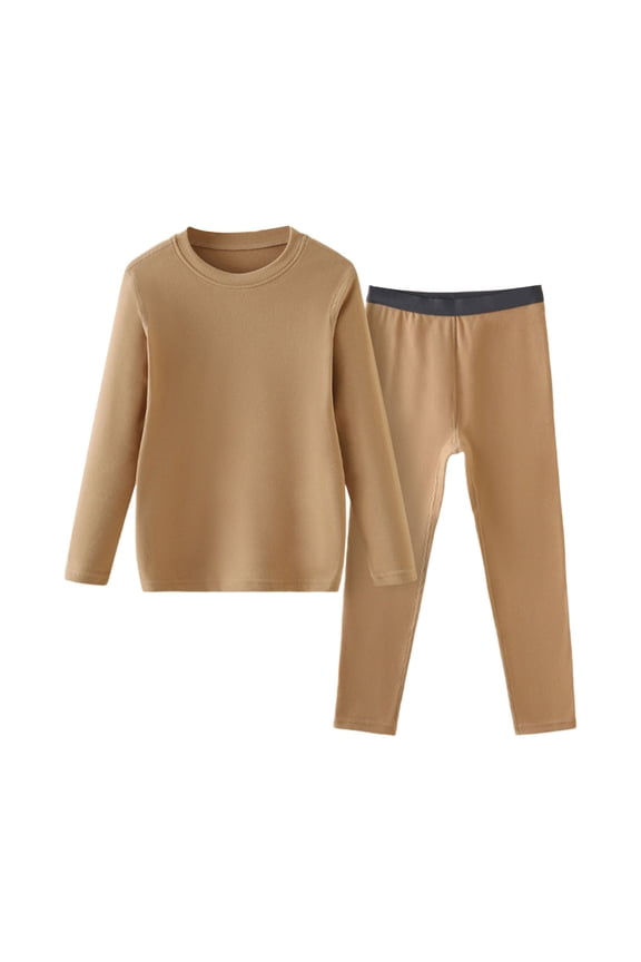 Long Underwear Boys 2 Piece Thermal Underwear for Kids,Boys Lined Base Layer Long Johns Thermals Top and Bottom Set for Winter Skiing