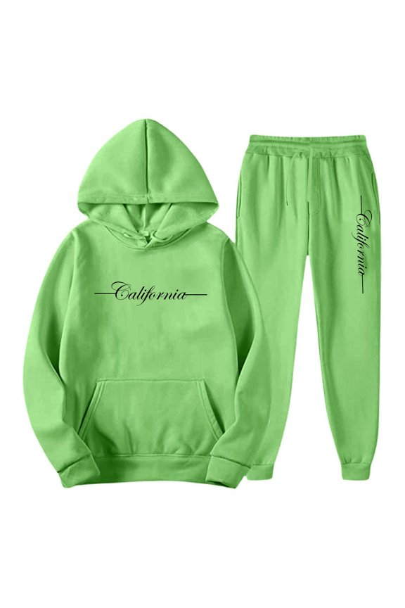 Men Outfits 2 Piece Matching Outfits Casual Hooded Athletic Tracksuit Regular Fit Jacquard Jogging Suit Set Tracksuits Sportwear Set,Green