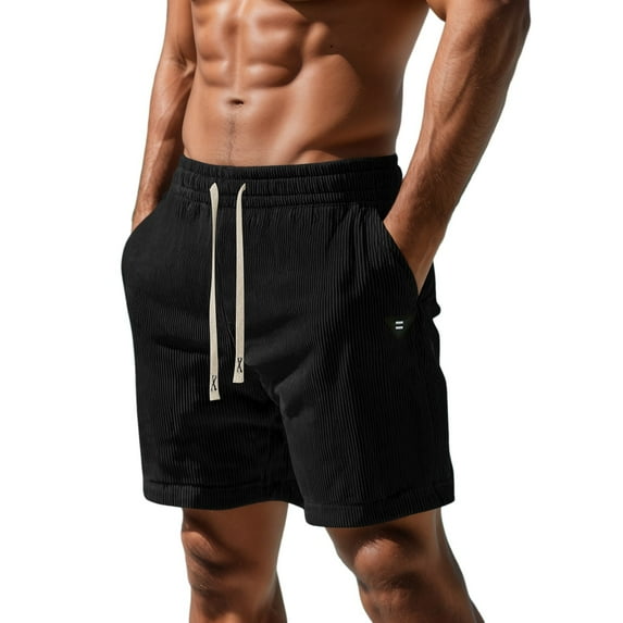 ibiyuan Mens Shorts Athletic Mens Board Shorts Chino Shorts Gym Shorts Quick Dry Elastic Waist Sweat Shorts Men Drawstring Straight-Fit Golf Shorts Beach Vacation Shorts with Pockets