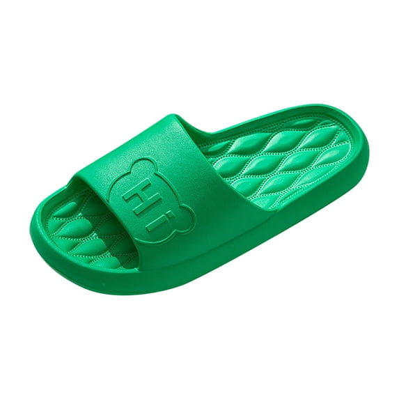 ibiyuan Mens Slippers Slides Men Non Open Toe Sandals Women Dressy Cushioned Shower Shoes for College Dorm for Indoor & Outdoor