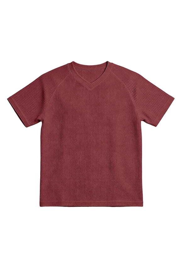 Mens White Tee Shirts Mens Henley Shirts V Neck Mens Workout Shirts Fashion Holiday Short Sleeve Summer Solid Tops Pullover Tees