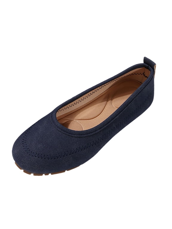 Orthopedic Dress Shoes for Women Mesh Knitted Woven Women's Walking Shoes Closures Arch Support Non- Sole Walking Sneakers for Women Soft Hands-Free Womens Mary Jane Shoes Go Walk Shoes