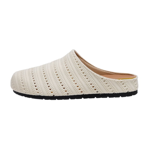ibiyuan Orthopedic Walking Shoes for Women Adjustable Upper Low Top Walking Shoes Mesh Knitted Woven on Sneakers Women Lightweight Hands-Free Mary Jane Flats Women Barefoot Shoe