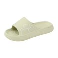 thumbnail image 1 of ibiyuan Outdoor Slippers for Women Slides Men Non Open Toe Womens Walking Sandals Fashion Womens Summer Shoes Summer Beach Vacation Travel Casual Daily Slides, 1 of 5