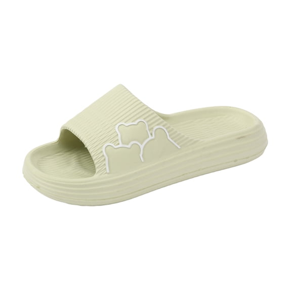 ibiyuan Outdoor Slippers for Women Slides Men Non Open Toe Womens Walking Sandals Fashion Womens Summer Shoes Summer Beach Vacation Travel Casual Daily Slides