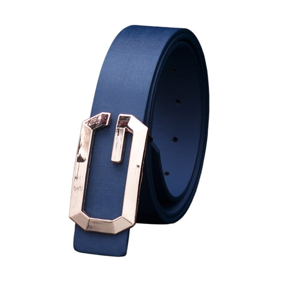 ibiyuan Rodeo Belts For Women Womens Leather Belt for Jeans G Buckle Dress Pants Ladies Adjustable No Holes Belt with Automatic Sliding Buckle