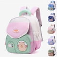 thumbnail image 1 of ibiyuan School Backpacks Classic Cartoon Print Stylish Lightweight School Bag for Ages 3rd 4th 5th 6th, Primary School, Travel, Outings, 1 of 7
