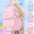 thumbnail image 1 of ibiyuan School Backpacks Cute Animal Print Comfort Padded Strap Durable Lightweight School Bag for Ages 3rd 4th 5th 6th, Daycare, Campus, Daily Activities, 1 of 4