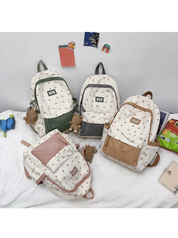 School Backpacks Designer Winter Large Capacity Double Shoulder School Bag for Ages 10 to 18, High School, University, Travel, Weekend Trip, Daily Outdoor Activities
