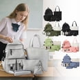 thumbnail image 1 of ibiyuan School Backpacks Nylon Two Tone Spacious 5 In 1 Lightweight School Bag Set for Ages 5th 6th 8th 10th, Middle Elementary, High School, Daily Outings, 1 of 4