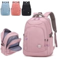 thumbnail image 1 of ibiyuan School Backpacks Sturdy Multi Compartment Shoulder School Bag for Ages 5th 6th 8th 10th, Primary, Middle Elementary, Campus, Travel, After School Activities, 1 of 5