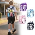 thumbnail image 1 of ibiyuan School Backpacks Transparent Large Capacity Lightweight Durable School Bag for Ages 5th 6th 8th 10th, Primary, Middle Elementary, High School, Daily Campus, 1 of 9