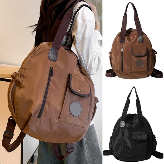 ibiyuan School Bag for High School University for Ages 6th 7th 10th 12th Minimalist Large Capacity Shoulder Carryall Multifunctional for Daily Work Business Travel