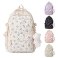 thumbnail image 1 of ibiyuan School Bag for Middle Elementary High School for Ages 5th 6th 8th 10th Elegant Bow Large Capacity Lightweight Tote Style Rucksack Adjustable Straps for Student Daily Travel, 1 of 9