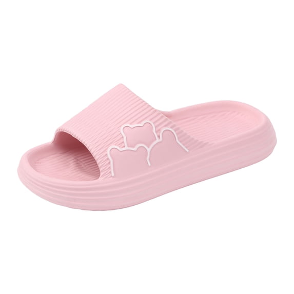 ibiyuan Sleepers Womens Slippers Cloudies Slides for Women Non Open Toe Flat Sandals for Women Cushioned Beach Shoes Men for Summer Beach Walking